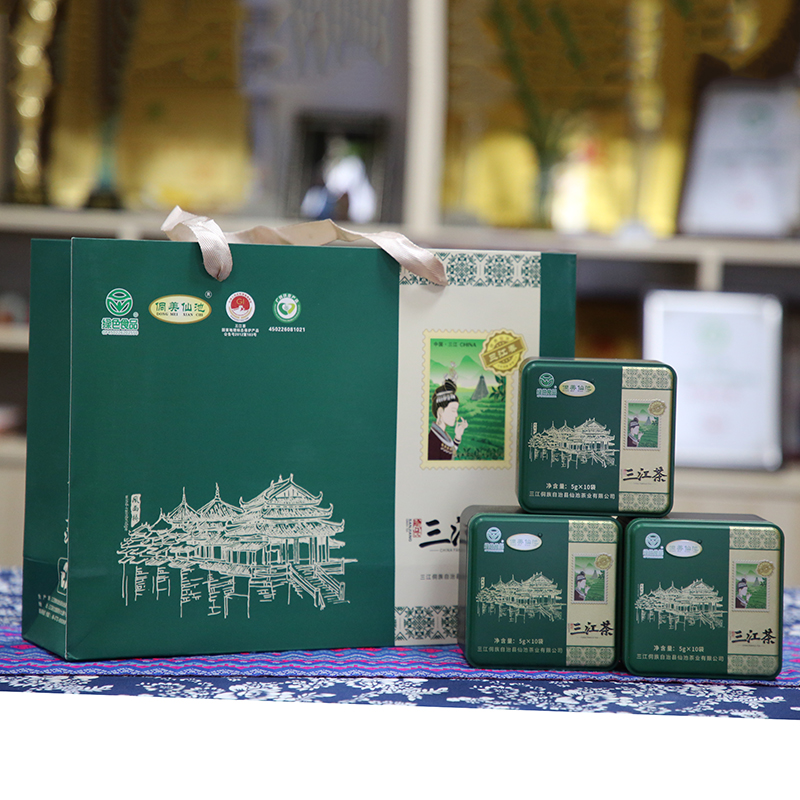 侗美仙池早春绿茶仙池茗眉