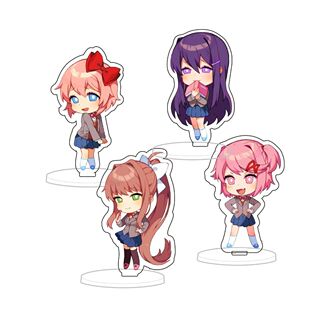 心跳文学部亚克力Q版小立牌夏树优里莫妮卡动漫游戏桌面摆件