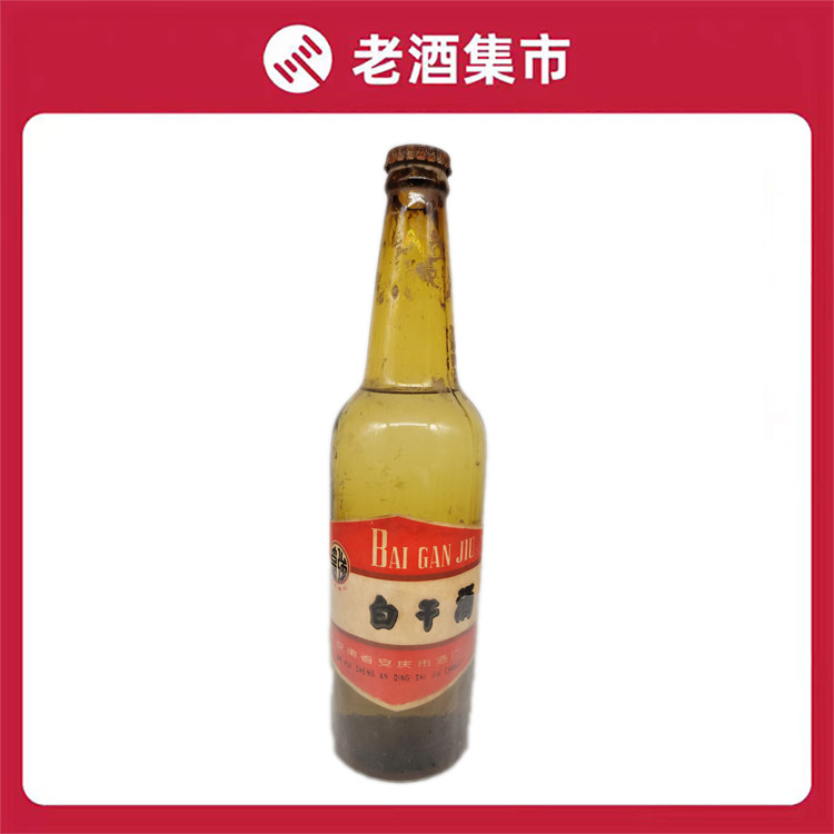 70年代60度安徽浓香型白干酒500ml*1老酒保真