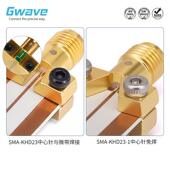 KHD23 射频PCB边缘夹板免焊连接器 SMA接头 谷波互连SMA 18GHz