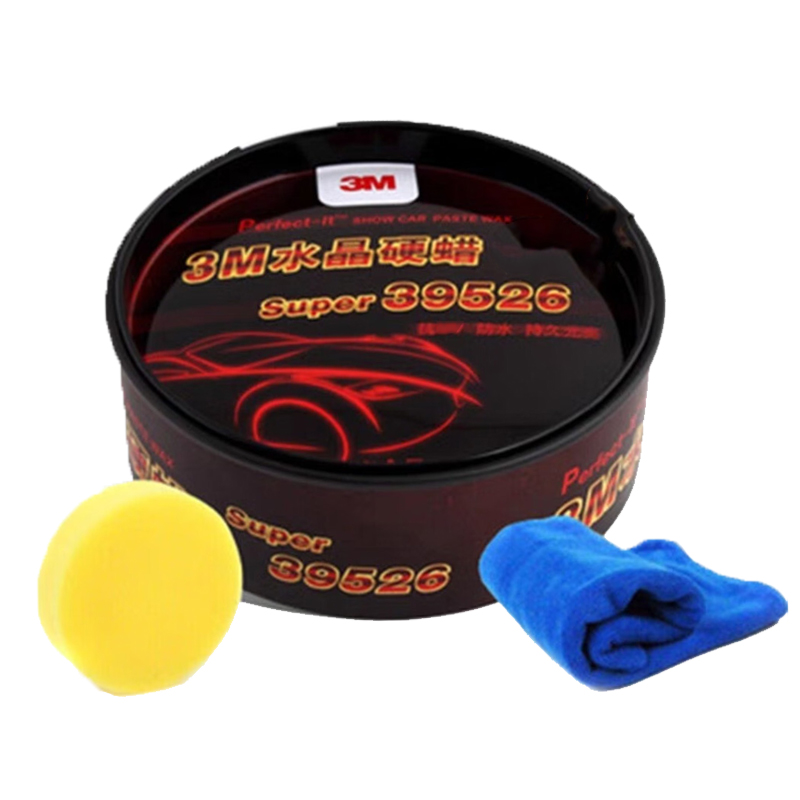 3M车蜡水晶硬蜡39526上光保护车用保养蜡黑白色汽车打蜡镀膜抛光