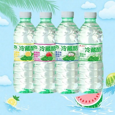 冷藏酷薄荷水清凉饮料夏季饮冰爽