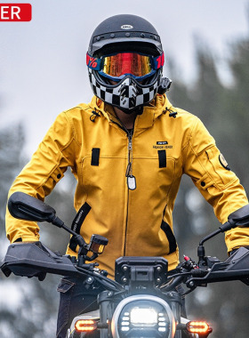 FEHER摩托车骑行服机车赛车服休闲男女防摔防水连帽春秋冬季保暖