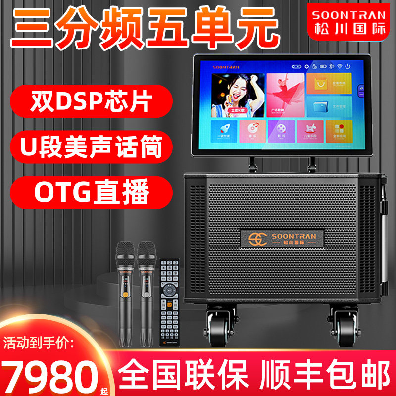 松川SG30-10大功率专业户外演出K歌一体机广场舞卡拉OK大音