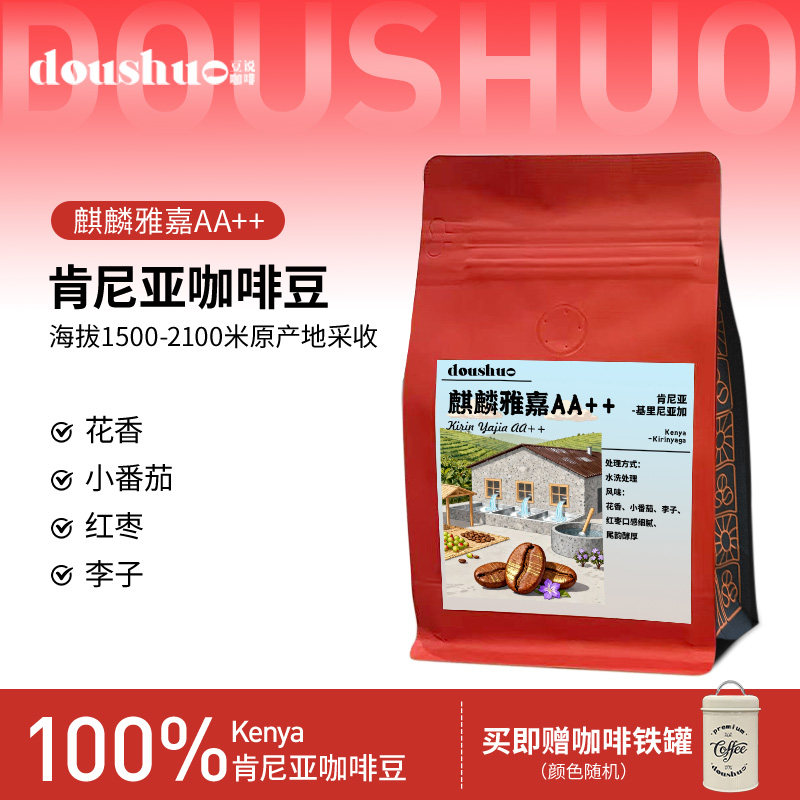 豆说doushuo 肯尼亚 麒咖啡豆