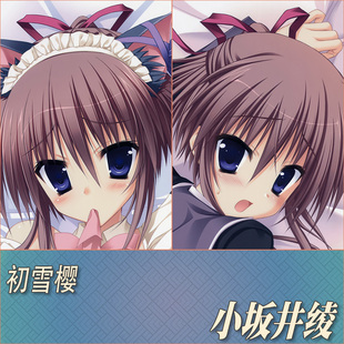 SP社初雪樱小坂井绫动漫游戏周边宅男二次元定制等身抱枕靠枕