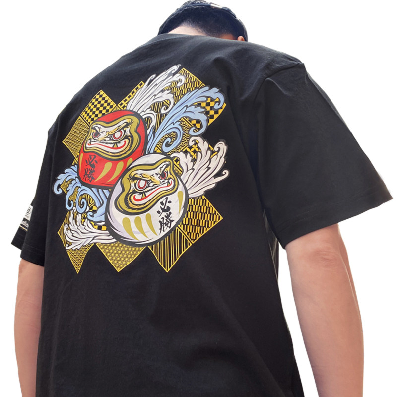 shoeiX15招财猫骑行摩托机车竞技冠军夏季圆领全棉短袖T恤马奎斯