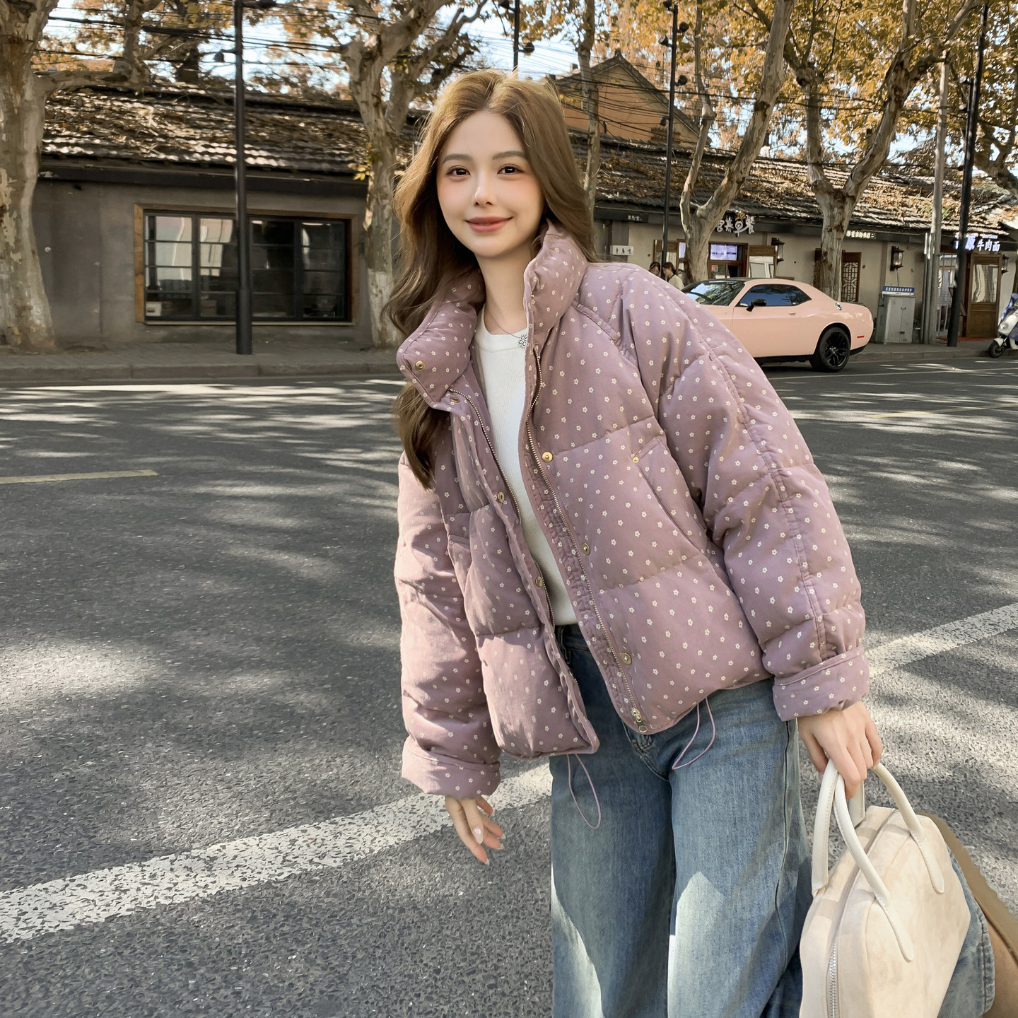 【有现货】【主推款】时尚加厚50绒羽绒服女短款8996-P265-K398,女装羽绒服,浙宝176（原073）
