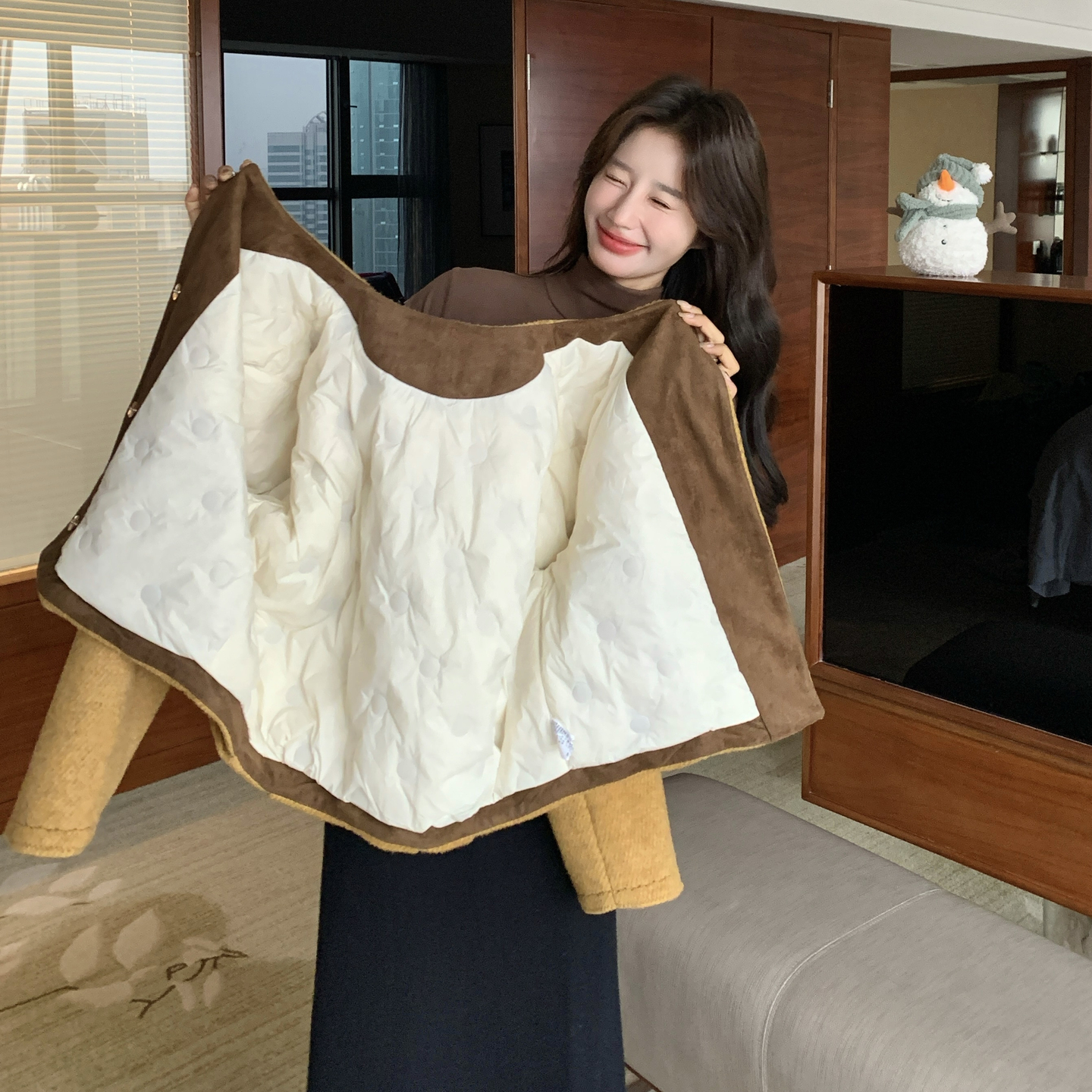 【有现货】【配披肩】时尚加厚90羽绒服毛呢外套女8958-P275-K408,女装毛呢外套,浙宝176(原073) 【有现货】【配披肩】时尚加厚90羽绒服毛呢外套女8958-P275-K408,女装毛呢外套,浙宝176(原073)