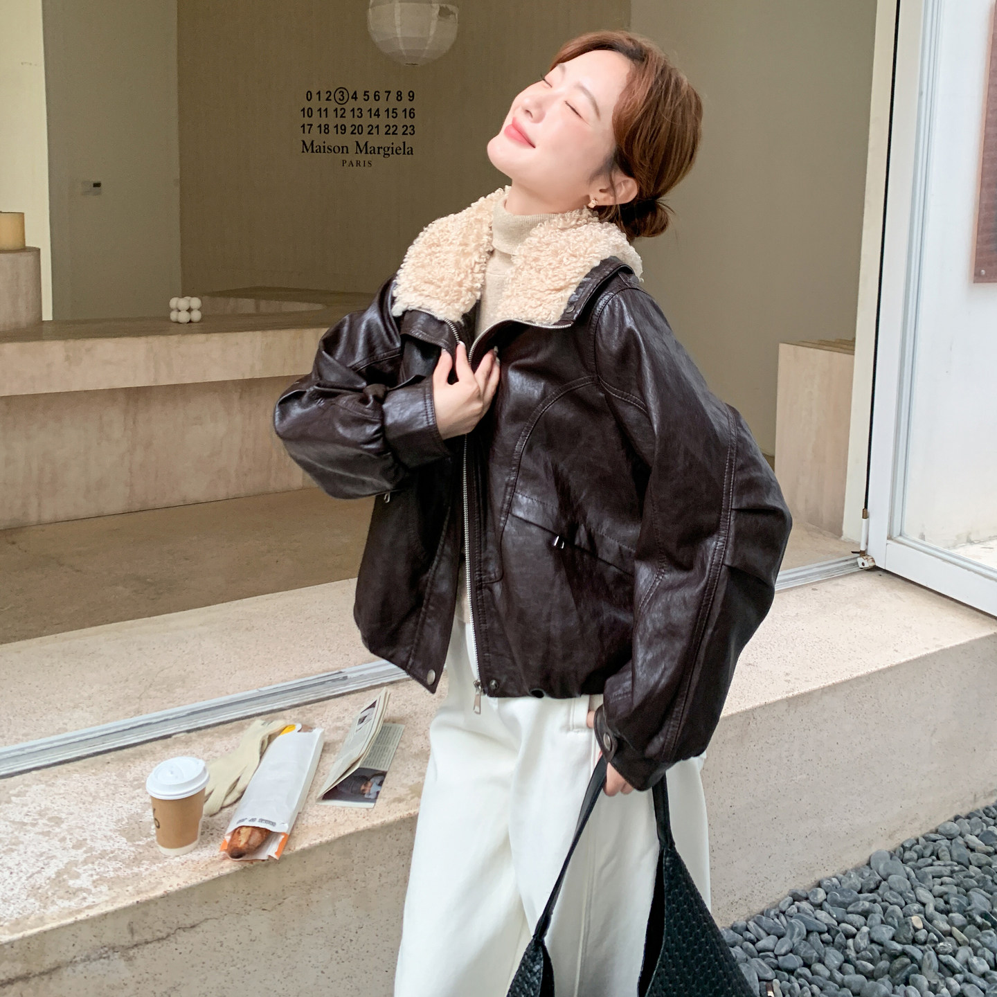 【有现货】【主推款】加绒羊羔毛皮衣外套女棉服潮8966-P180-K268,女装皮衣,浙宝176（原073）