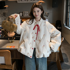 【出货中】【主推款】重工刺绣90鸭绒羽绒服外套女8962-P285-K428图片