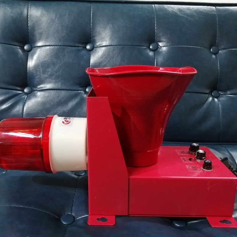 声光报警器防空警报器工业车间可调高分贝大功率220v12v语音喇叭