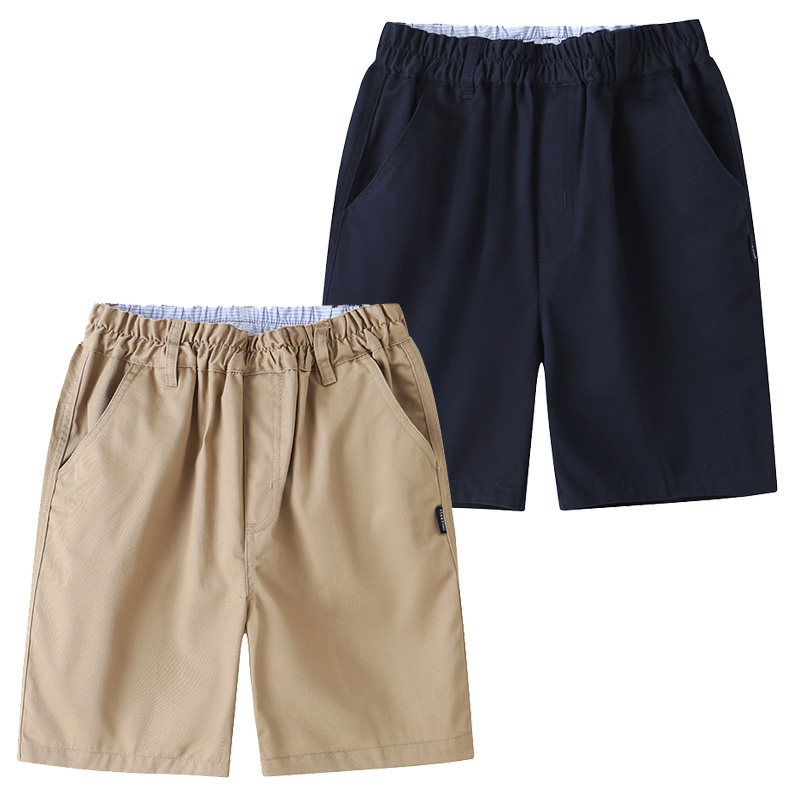 小学生校服休闲夏季新款幼儿园服英伦学院风卡其藏青全松紧腰