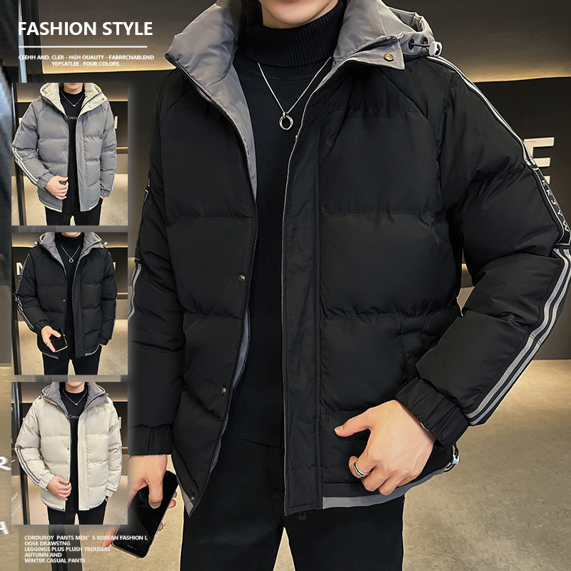 冬季新款棉服男加厚棉衣冬装面包服男生大码棉袄外套潮