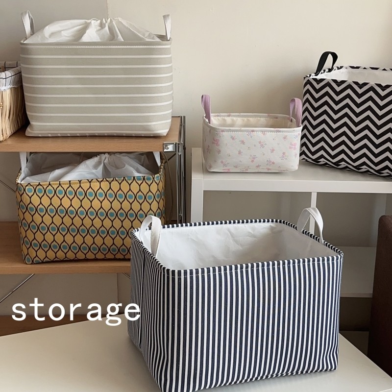 简约风帆布衣服收纳箱家用可折叠玩具杂物储物盒大容量被罩整理筐,收纳整理,收纳箱,淘宝优惠券,粉丝福利购,淘宝优惠卷