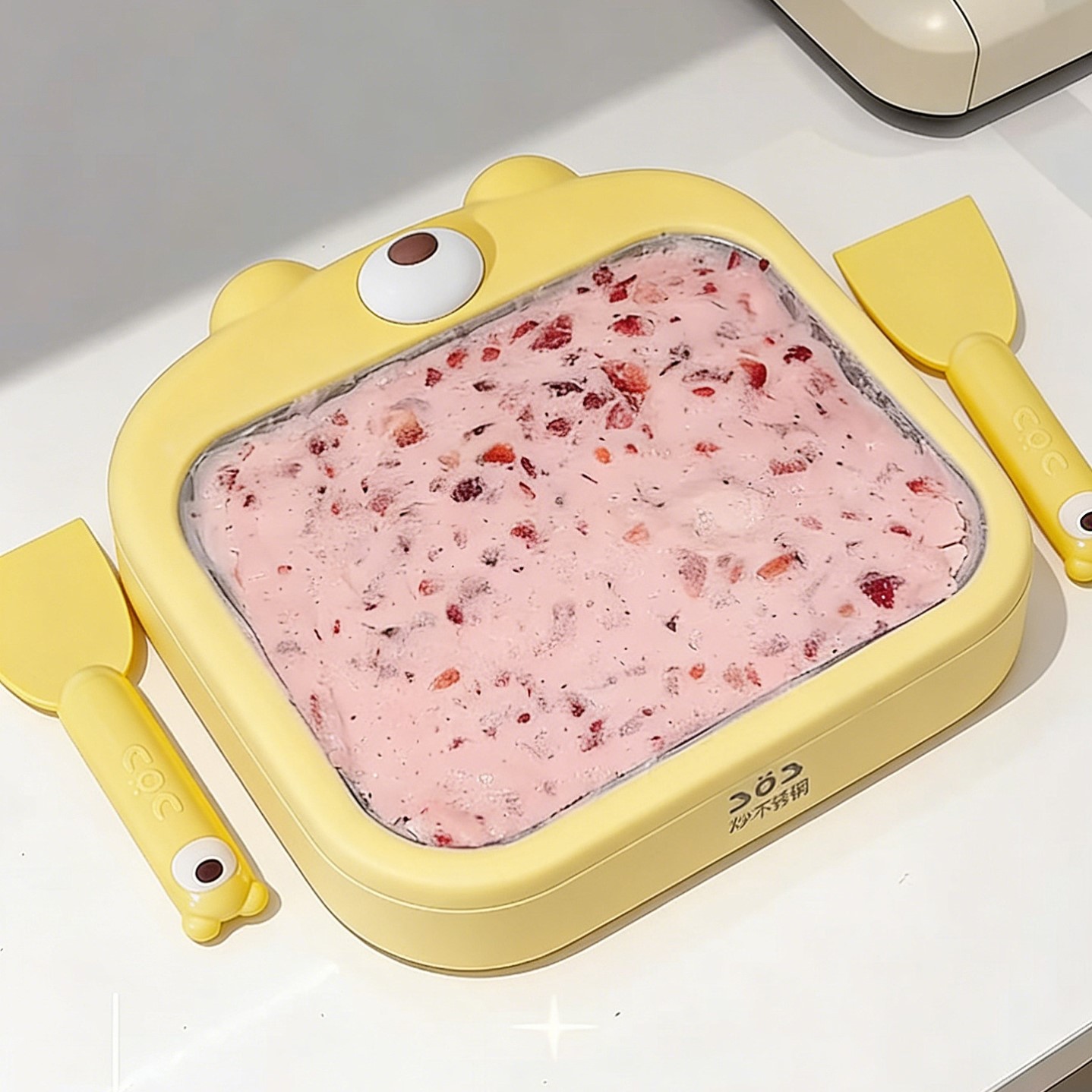 儿童专用炒酸奶机家用小型免插电食品级炒冰机自制diy高颜值冰沙