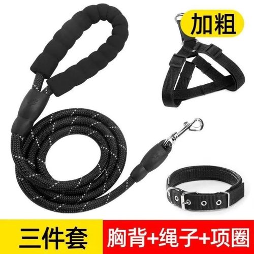 狗套头脖套狗狗项圈泰迪金毛大型犬小型犬遛狗绳牵引绳宠物用品