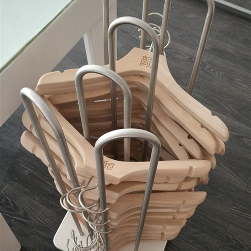 服装店衣架收纳神器整理架神器储存衣架器可移动省空间银色架子