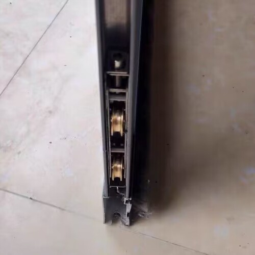 推拉下轮条形轮长条轮不锈钢滑轮承重型移门中空玻璃双层断桥铝
