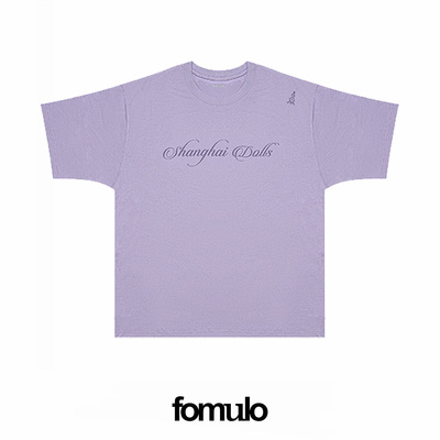 fomulo标语短袖T恤男女情侣