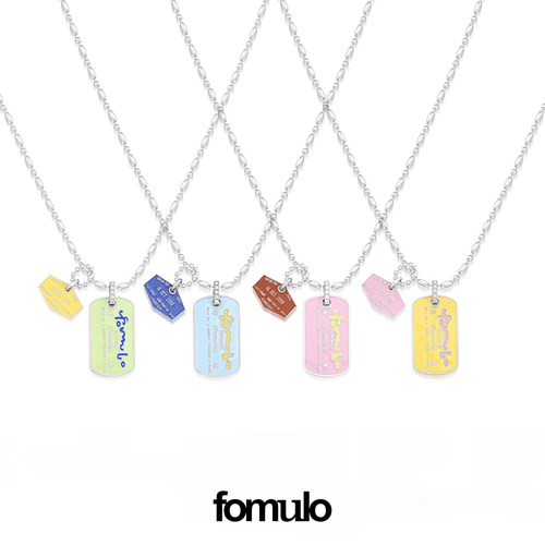 fomulo军牌项链男女中性