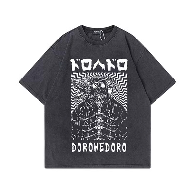 欧美女水洗纯棉T恤DOROHEDORO Street嘻哈圆领哥特休闲原宿风上衣