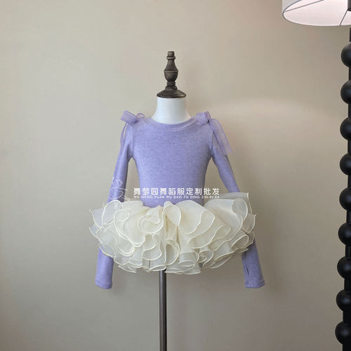 甜美公主厚毛衣外套芭蕾舞蹈上衣