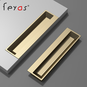 隐形暗拉手推拉门移门隐藏把手衣柜门抽屉扣槽凹槽嵌入式 内嵌暗扣