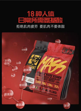 muscle mass gainer weight increment high protein 5lb