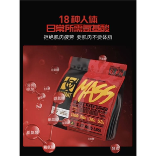 muscle mass gainer weight increment high protein 5lb