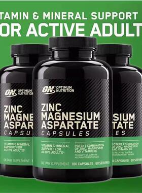 Optimum Nutriti ZMA Zinc Magnesium Aspartate Capsules