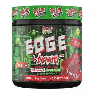 PSYCHO PHARMA 绿疯子氮泵EDGE运动健身训练前提升耐力爆发麻355g