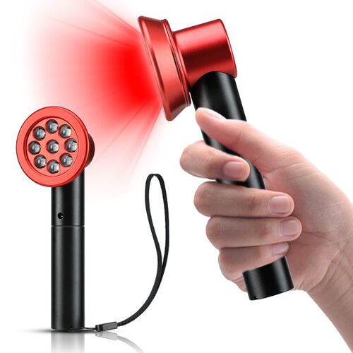 手持LED红光肩颈疼痛舒缓理疗灯