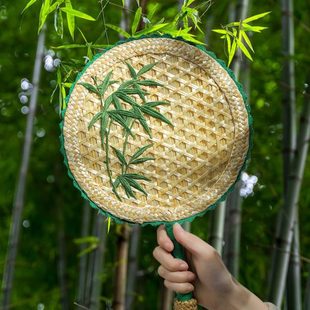 手工编织老式 芭蕉扇儿童家用用夏天端午夏季 宝宝婴儿扇子耐大蒲扇
