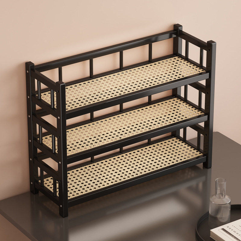 茶桌面上中式小型博古架茶杯架子收纳置物架茶室茶水柜茶壶摆放