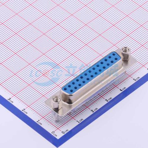 DS1034-25FUNSI44 插件 D-Sub 母 25P 直插 D-Sub/VGA连接器