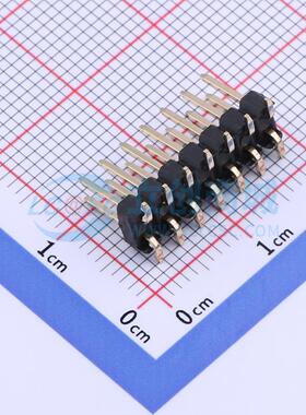 排针 X6521WVS-2x07H-C60D74 SMD,P=2.54mm 2x7P 方针 电子元器件