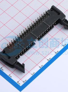 连接器 DS1011-40RBSiB7-B 插件,P=2.54mm 2x20P 牛角扣