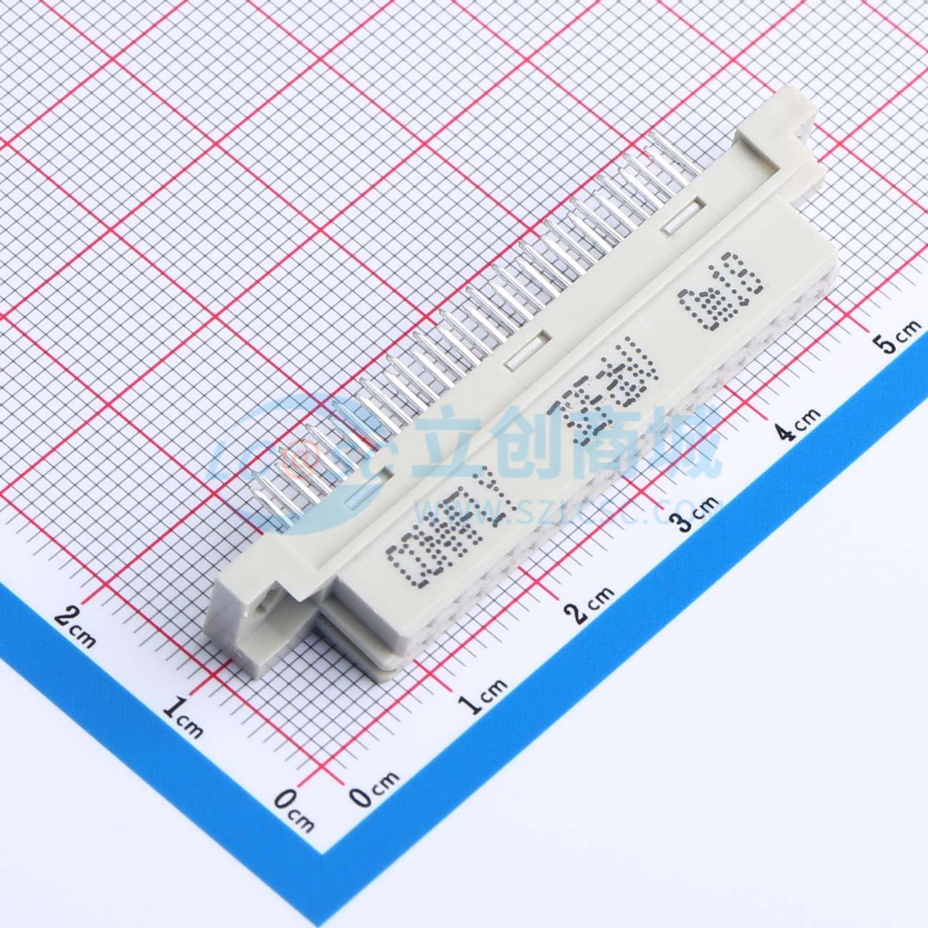 线对板针座 DS1118-32F0V23 插件,P=2.54mm 直插 电子元器件配单