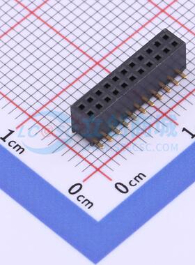 排母 X1321FVS-2x11-C43D48 SMD,P=1.27mm 2x11P 方孔 电子元器件