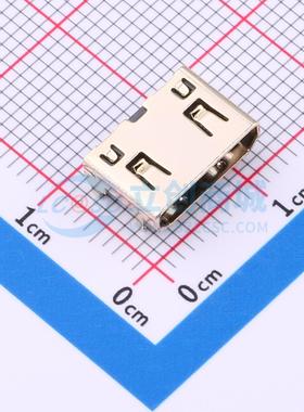 XDHF-1903-1064 SMD HDMI 母 19P 卧贴 D-Sub/VGA连接器