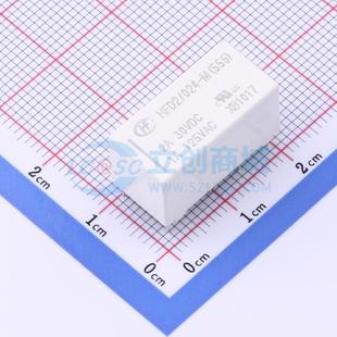 10.2x20.2mm 器件 024 电子元 24V DIP 555 HFD2 功率继电器