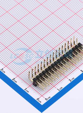 排针 XDZ254-2-16-W-2.5-G1 弯插,P=2.54mm 2x16P 方针 原装正品