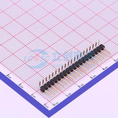 排针 X6511WR-20H-C30D60R2 弯插,P=2.54mm 1x20P 方针 原装正品