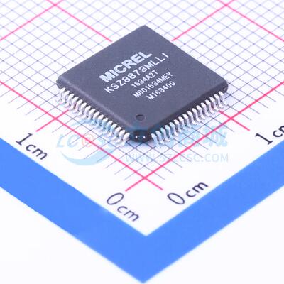 以太网交换机 KSZ8873MLLI LQFP-64(10x10) 原装 电子元器件配单