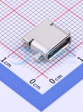 USB连接器 GT-USB-9009B SMD TID版本 24pin，前插后贴，下沉1.4m