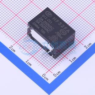 ZS1 插件 电子元 HF32FA 器件 12V 012 功率继电器 10.1x17.6mm