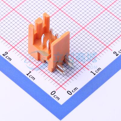 插拔式接线端子 KF2EDGER-3.5-2*2P 弯插,P=3.5mm 板端/插座-开口