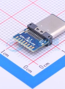 USB连接器 918-118A2021A30331 - Type-C  3.1公头转3.1板带电容*