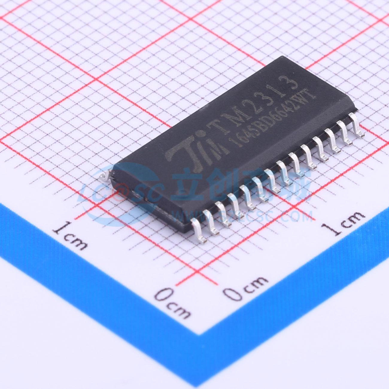 音频接口芯片 TM2313 SOIC-28-300mil 原装正品 电子元器件配单